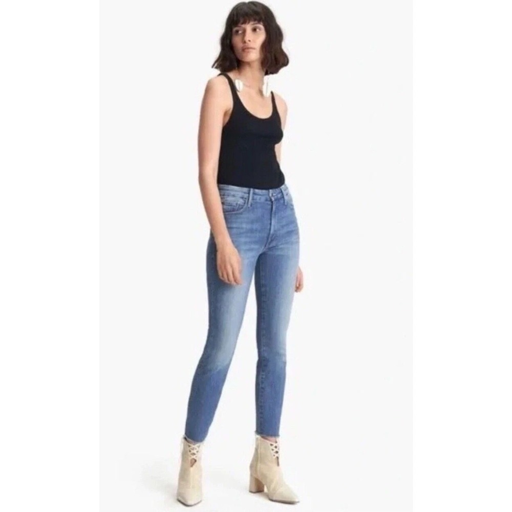 Mother High Waisted Double Looker Jeans Women Size 27 First Mate Made In USA EUC